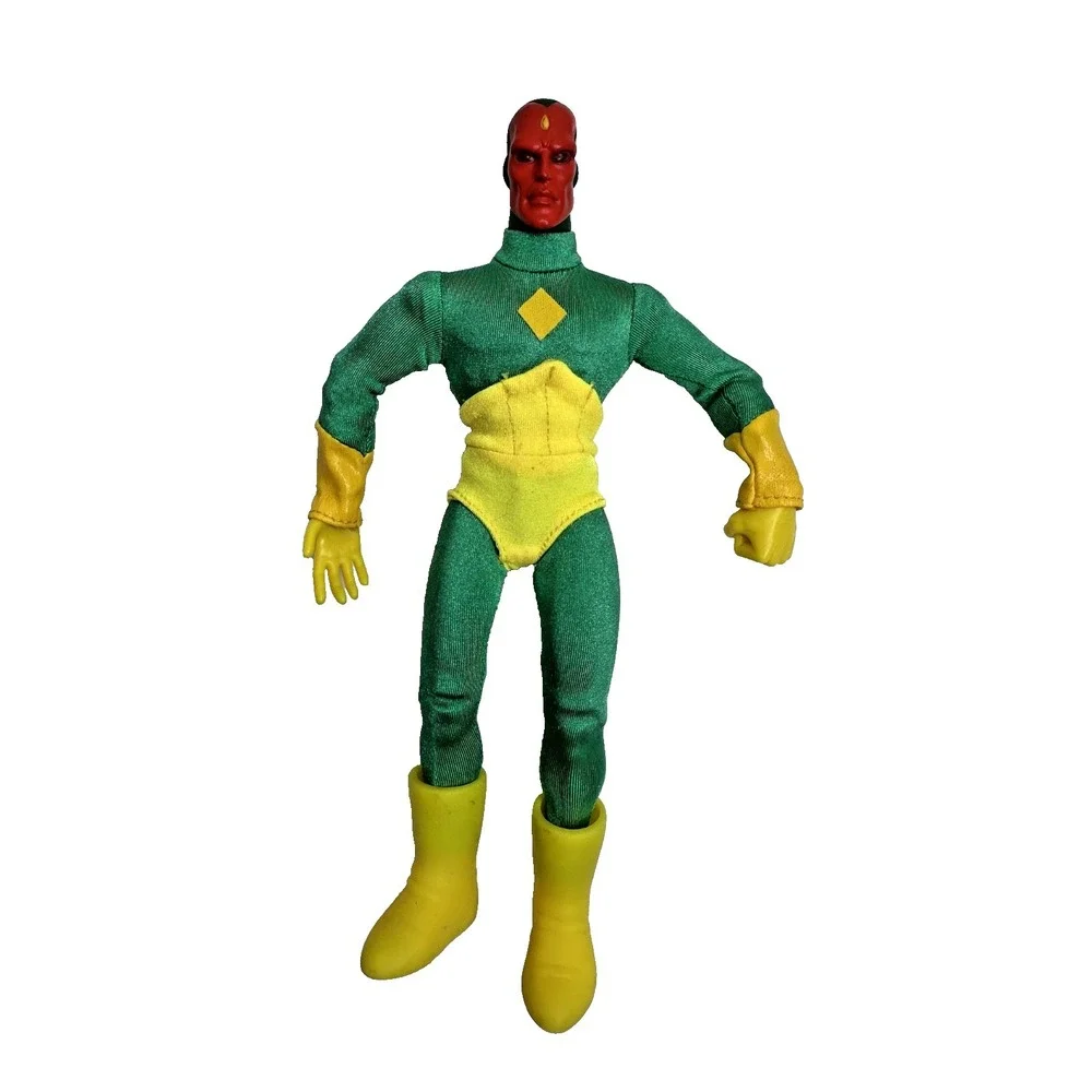 Vtg‎ Marvel Comics The Vision action figure Yellow Green No Cape 9.5